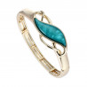 Basia - Bracelet élastique turquoise