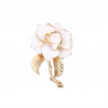 Olivie - Broche épingle blanche