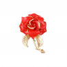 Olivie - Broche épingle rouge