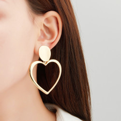 Hisako - Boucle d'oreille clip argentée