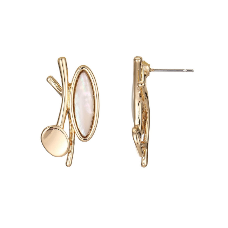 Harmonia - Boucle d'oreille dorée