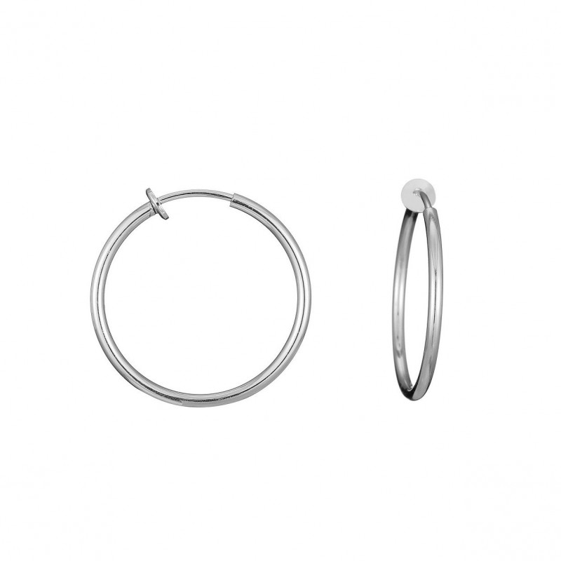 Esra4 - Boucles d'oreilles argenté