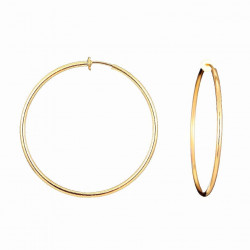 Esra6 - Boucles d'oreilles clip doré