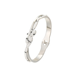 Vinciane - Bracelet acier argenté