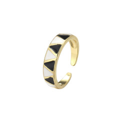 Emaillé2 - Bague réglable
