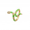 Serpent6 - Bague réglable vert claire