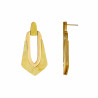 Ulviye - Boucle d'oreille tige jaune