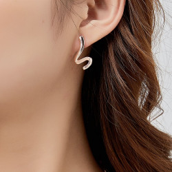 Gersende Boucles d'oreilles tige argente