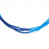 Zenzi - Collier acier Bleu