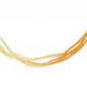 Zenzi - Collier acier Orange Vert