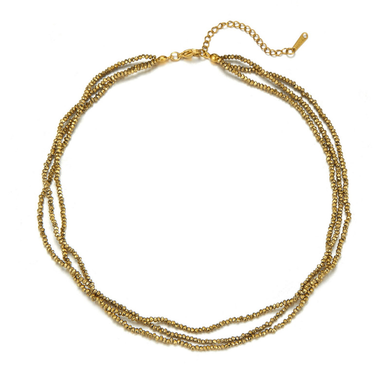 Zenzi - Collier acier Marron