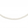 Saroua - Collier perle de nacre (0.4cm) fermeture pince