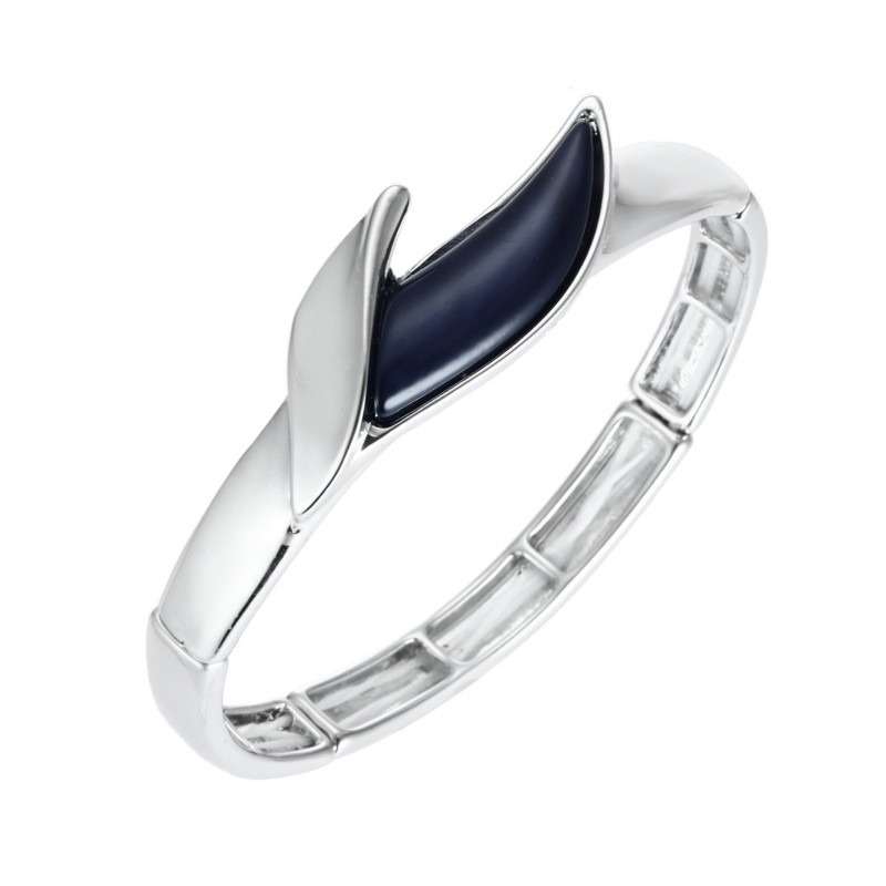 Bernarda - Bracelet élastique bleu