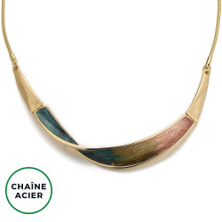 FURUTANI-Collier doré multicolore