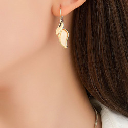 Bernarda - Boucle d'oreille dormeuse noire