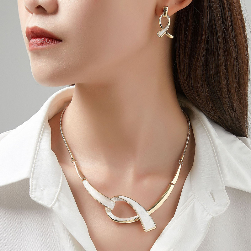 Barica - Collier blanc