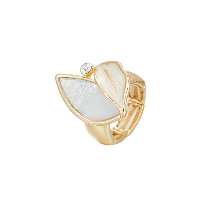 Echire - Bague élastique blanche