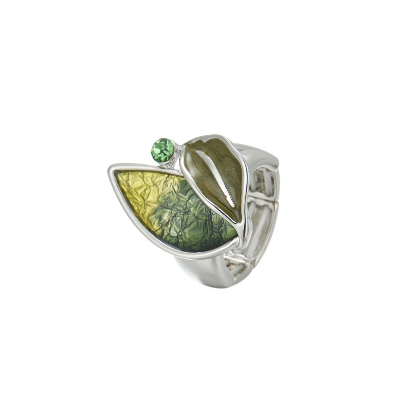 Echire - Bague élastique verte