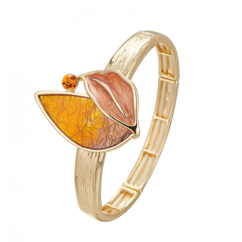 Echire - Bracelet élastique orange