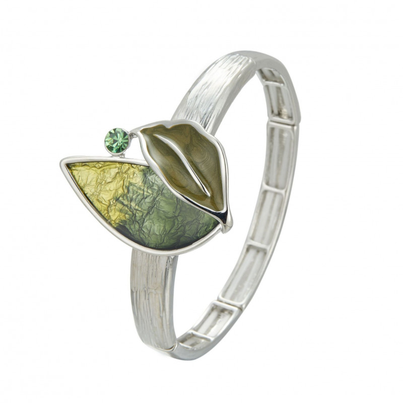 Echire - Bracelet élastique vert