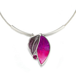Echire - Pendentif fuchsia