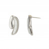 Edma - Boucle d'oreille tige blanche