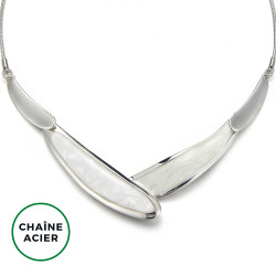 Edma - Collier blanc