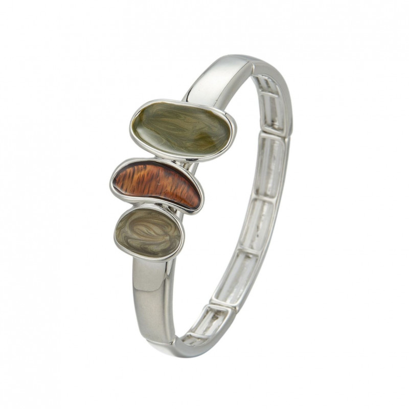 Etra - Bracelet élastique vert