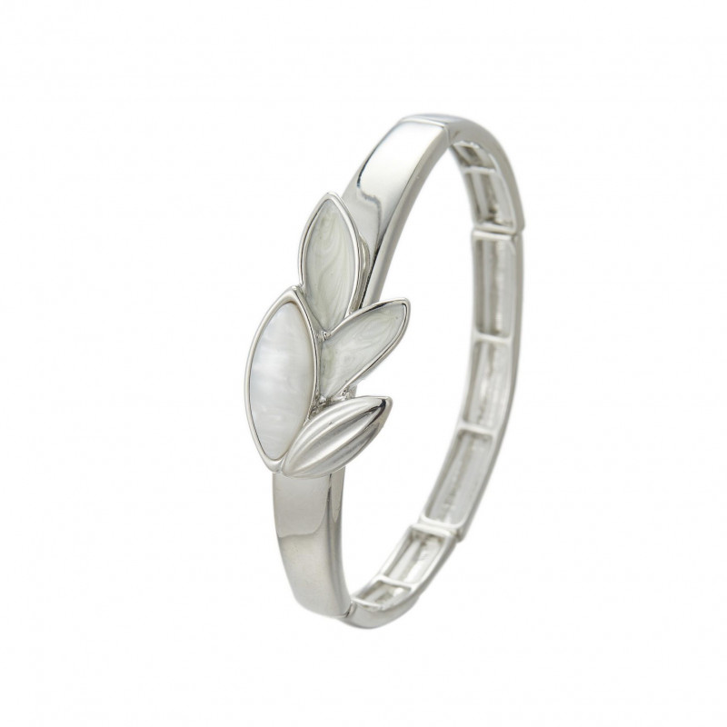 Elfried - Bracelet élastique blanc