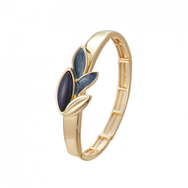 Elfried - Bracelet élastique bleu marine