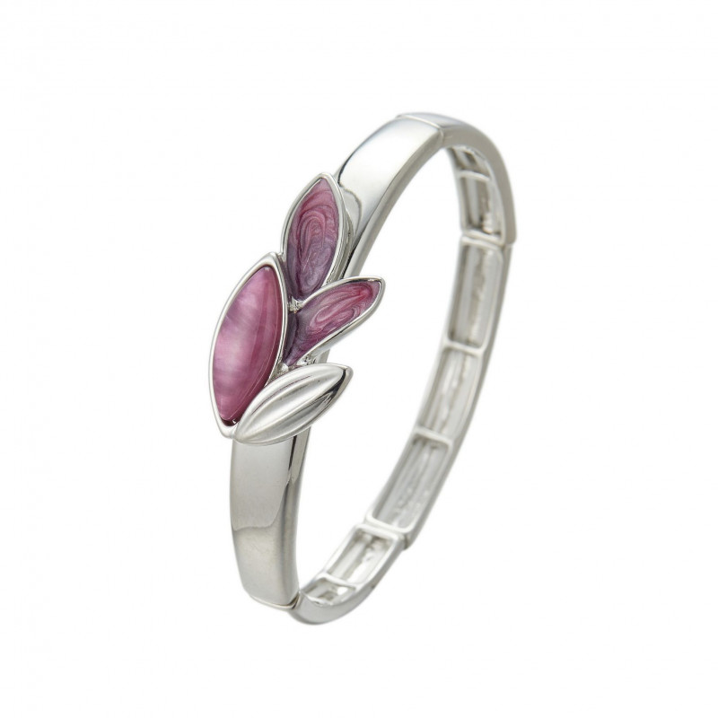 Elfried - Bracelet élastique violet