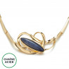 Emila - Collier Bleu marine