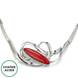 Emila - Collier Rouge