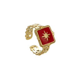 Ulvhilda - Bague Acier...