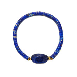 Ulfa - Bracelet acier bleu...