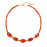 Ulfa - Collier acier orange