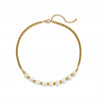 Uneke - Collier Acier perles