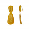 Edmee - Boucle d'oreille clip Jaune