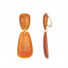 Edmee - Boucle d'oreille clip Orange