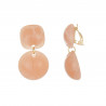 Efimia - Boucle d'oreille clip Saumon