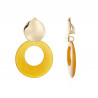 Eija - Boucle d'oreille clip Jaune