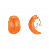 Eulalia - Boucle d'oreille clip orange