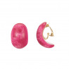 Eulalia - Boucle d'oreille clip rose