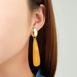 Eduina - Boucle d'oreille clip Beige