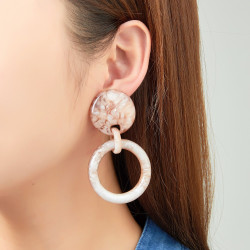 Erwan - Boucle d'oreille clip Kaki