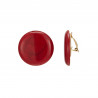 Etelvina - Boucle d'oreille clip Rouge