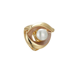 Geneva - Bague élastique dorée