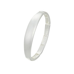 Gilberta - Bracelet élastique argenté