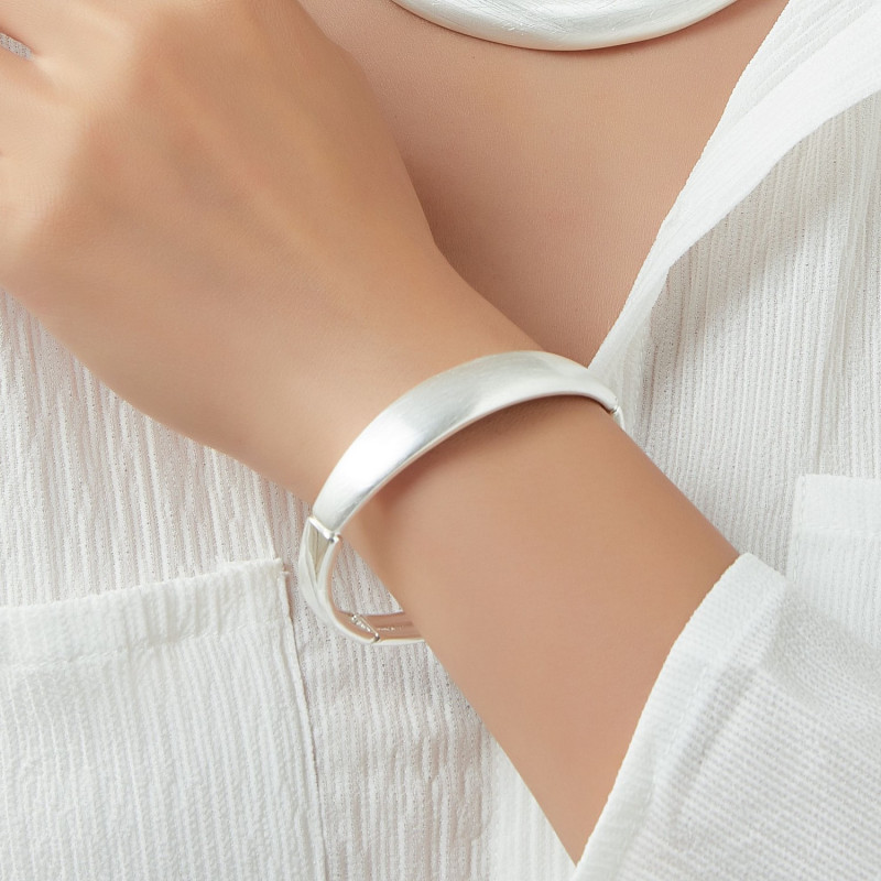 Gilberta - Bracelet élastique argenté