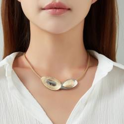 Gimena - Collier bicolore